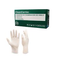 Cleancarrier - Guante De Vinilo Talla S