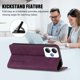 thumbnail image 3 of Funda Billetera para Infinix Hot 30 Play Imán y Resistente Morado, 3 of 6
