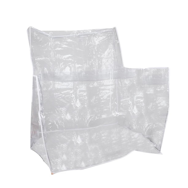 Funda para Sillón, Funda para Tumbona, Funda Protectora para Sillón Decorativa Transparente Antiarañazos, Funda para Sillón de PVC para Restaurantes D