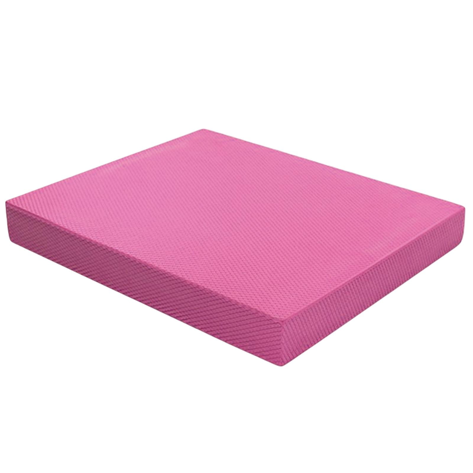 Ioensy - Tpe Yoga Mat Board Estabilidad Suave Para Pilates Fitness Adultos Niños L Rosa