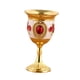 thumbnail image 4 of 20ml Copas Copas Copa Vasos Copas de champán Barware Piedra preciosa Deocrative en relieve para bodas Celebraciones de cumpleaños Comedor oro blanco rojo, 4 of 5