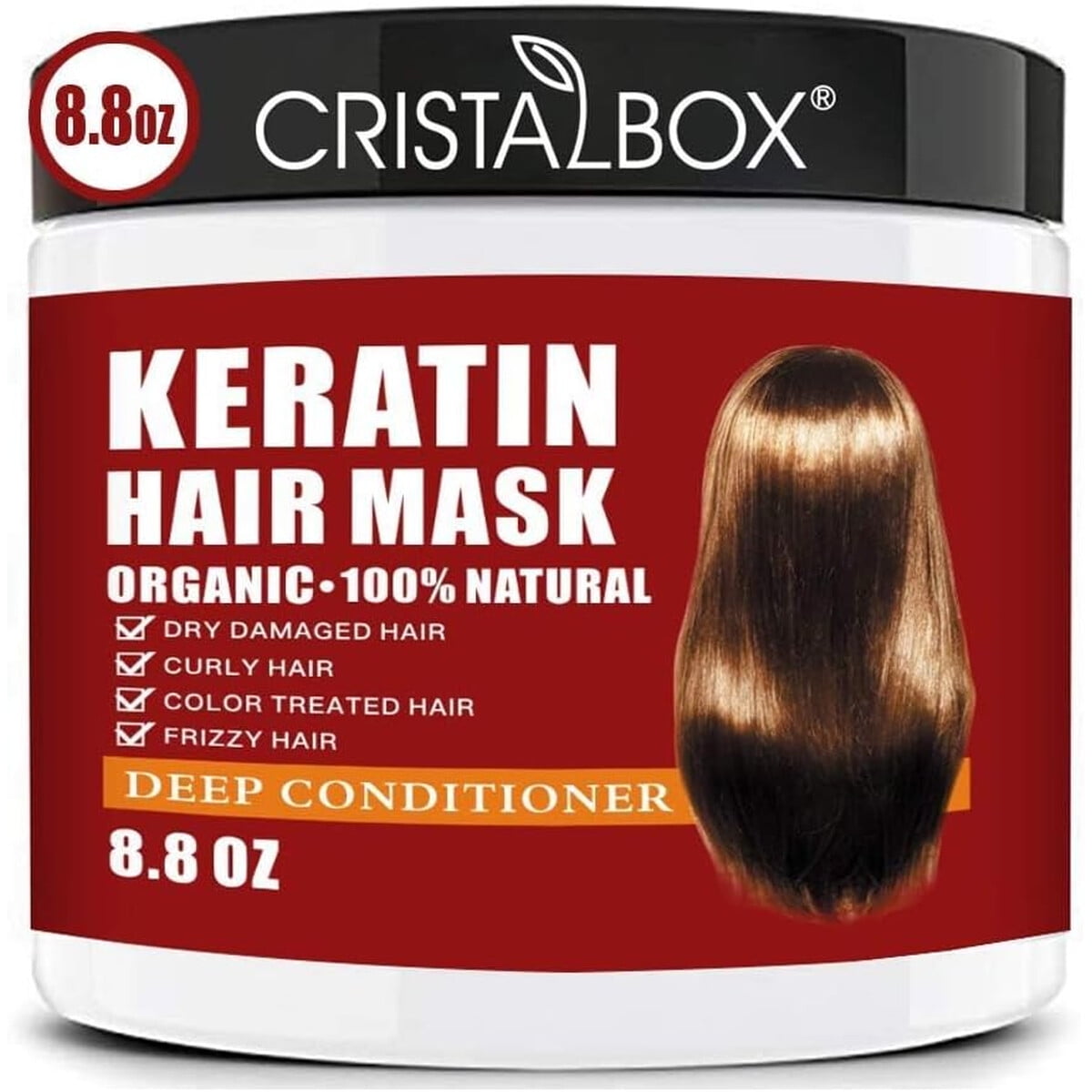 Mascarilla Capilar Keratina Cristalbox 250 G Reparación Intensa