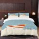thumbnail image 1 of Snowman Illustration Bedding Set. Soft And Comfortable Bedding Set Suitable for All Seasons, 1 of 5