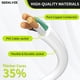 thumbnail image 3 of Cable de extensión Seeklyze 16/3, blanco, 3 m, 13 A, 125 V, 1625 W, con certificación ETL, 3 of 7