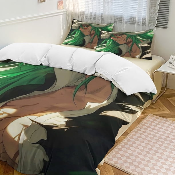 Bleach Anime Home Bed 3-piece Set Classic Japanese Anime Polyester Wash Student Dormitory Set
