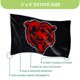 thumbnail image 3 of Bandera exterior de los Chicago Bears 91 cm – BANNER Team Sports America, 3 of 6