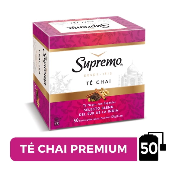Té Chai Caja, 50 Un