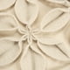 thumbnail image 2 of Almohada Rizzy Home T07842 con relleno de plumón, 45 x 45 cm, color neutro, blanco y marrón, 2 of 6
