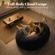 thumbnail image 4 of Silla Puff Codi 183 cm Extra Grande de Espuma Negra, 4 of 7