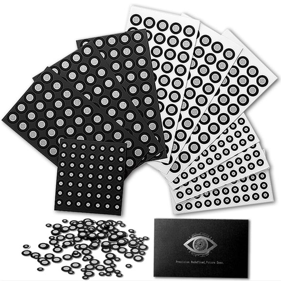 Rosjoy Marcadores de escaneo 3D 500 piezas Combo magnético y adhesivo