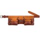 thumbnail image 1 of Cinturón de herramientas AP LEATHER 91-117 cm de cuero curtido al aceite color granate, 1 of 8