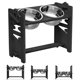 thumbnail image 1 of Cuencos Elevados para Perro Vantic Ajustables Grande/Extra Grande Negro, 1 of 6