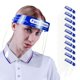 thumbnail image 1 of Protector facial ANDX Safety Clear antivaho para mujeres y hombres, 10 unidades, 1 of 8