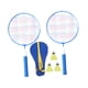 thumbnail image 3 of Juego de bádminton y tenis para niños Raquetas de tenis Pelotas de bádminton resistentes Raquetas de tenis para niños Raqueta de bádminton para niñas Azul, 3 of 5