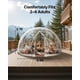 thumbnail image 3 of Carpa Domo Para Jardín Para 2 4 Personas Buja Transparente Para Exterior 3 X 2 M, 3 of 9