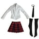 thumbnail image 3 of 1/6 Conjunto De Falda De Camisa De Uniforme De Estudiante Para Cuerpo Femenino De Acción De 12 "Rojo, 3 of 3