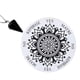 thumbnail image 4 of Tablero De Péndulo De Estrella Brujería Con Colgante Negro Collar Rebanada Radiestesia Blanco A, 4 of 5