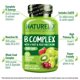 thumbnail image 2 of Suplemento de complejo de vitamina B NATURELO 120 cápsulas, 2 of 3
