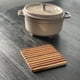 thumbnail image 3 of Posavasos Ironwood Gourmet 17 cm de madera de acacia – paquete de 2, 3 of 4