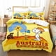 thumbnail image 1 of Lovely Snoopy Cartoon Cute Quilt Duvet Cover Set Soft Super 3-Piece Bedding Set (1 Duvet Cover + 2 Pillow Shams), 1 of 3