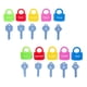 thumbnail image 2 of Baby Keys And Locks Set Ni?os Montessori Thinking Desbloqueo De Juguete 10 Cerraduras 10 Llaves, 2 of 5