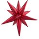 thumbnail image 1 of Globo de aluminio 3D Star Burst Funny Fashion USA, rojo, 20 x 6 cm, 1 of 2