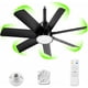 thumbnail image 1 of Ventilador de techo con luz y control remoto de 28 pulgadas, para soquete E26/E27, 1 of 3