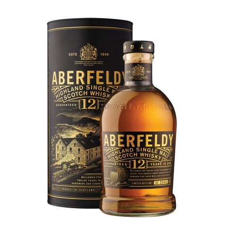 Aberfeldy - Whisky 12 Años, Single Malt, 700 Ml, 40%