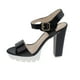 thumbnail image 3 of Sandalia Negro Vía Franca, 3 of 4
