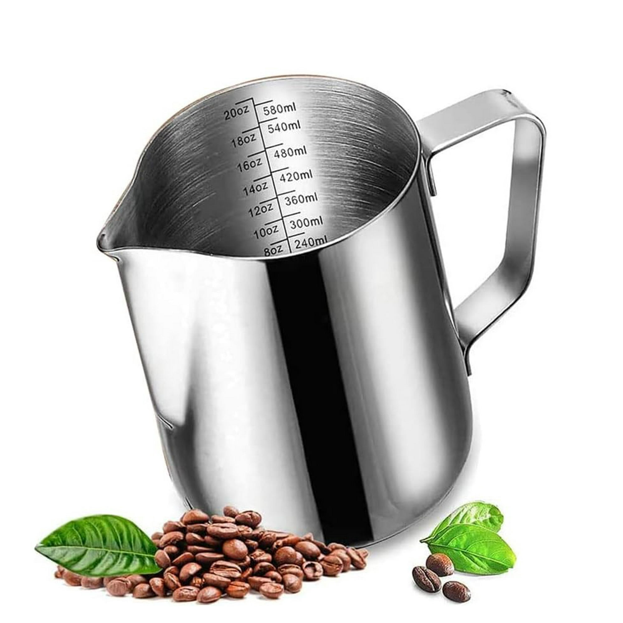 Genérica - Jarra De Espuma De Leche De Acero Inoxidable 304 20oz/ 600ml