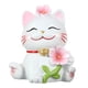thumbnail image 3 of Estatua De Gato De La Suerte, Estatua De Gato En Flor De Cerezo Para Gabinete, Sala De Estar, Estantería, Estilo C, 3 of 5