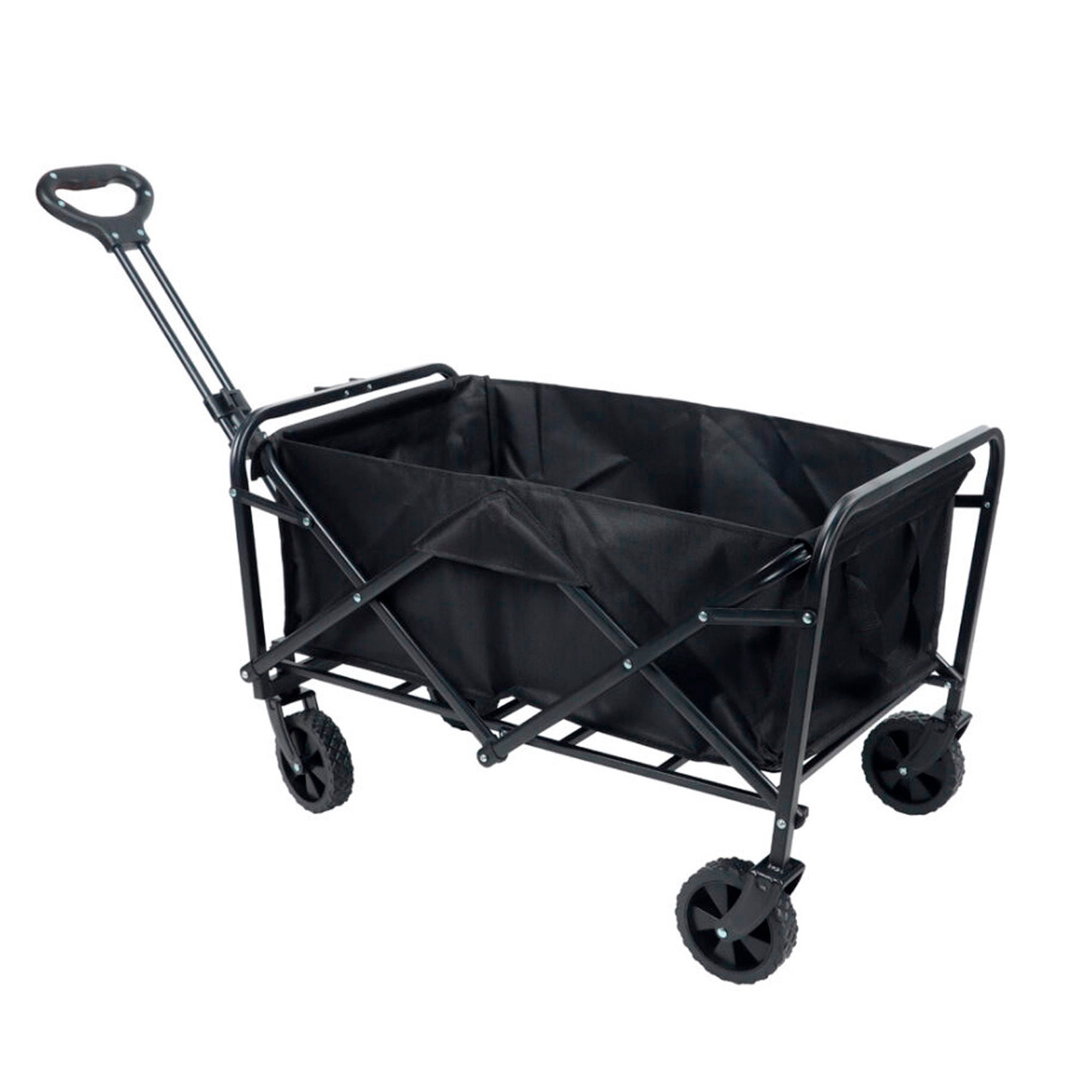 Carro De Camping Plegable Negro