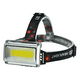 thumbnail image 1 of Foco Minero Linterna Cabeza 4 Tipos Luz Led Frontal Usb Blanco Negro, 1 of 3