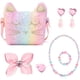 thumbnail image 2 of Mibasies bolso para niñas con diseño de gato y accesorios de fantasía, 2 of 3