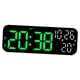 thumbnail image 1 of Reloj Despertador Digital Dst Moderno Reloj De Mesa Para Oficina Mesita De Noche Sala De Estar Negro Verde, 1 of 3