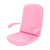 Magideal - Funda Giratoria Elástica Para Silla De Ordenador, Lavable A Máquina, A Prueba De Polvo, Funda De Protección Para Muebles, Funda De Poliéster Para Sill , Rosado