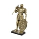 thumbnail image 3 of Estatua De Caballero, Regalo Coleccionable, Figura De Caballero Para Estantería, Escritorio, Dormitorio, Oro, 3 of 5