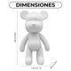 thumbnail image 2 of Oso Bearbrick Pintura Fluida Escultura 23cm Set Para Pintar, 2 of 5