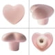 thumbnail image 3 of Perillas De Cerámica Para Cajón En Forma De Corazón Rosa Paquete De 10, 3 of 7
