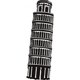 thumbnail image 1 of Decomural Tower Of Pisa Italy WS-18886, 1 of 2