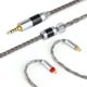 thumbnail image 2 of Cable Linsoul Tripowin Zonie IEM, cable mejorado para auriculares con 16 núcleos chapados en plata, 2 of 3