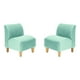 thumbnail image 1 of Set Poltrona Soft 1C Felpa 05 Verde Agua, 1 of 5