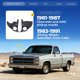 thumbnail image 2 of Paneles de Refuerzo para Parlantes ALMULOO Chevrolet GMC 1973-1987, 2 of 9