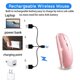 thumbnail image 4 of Ratón Bluetooth Harfoowo para iPad Pro/Air Mac MacBook Rosa, 4 of 4