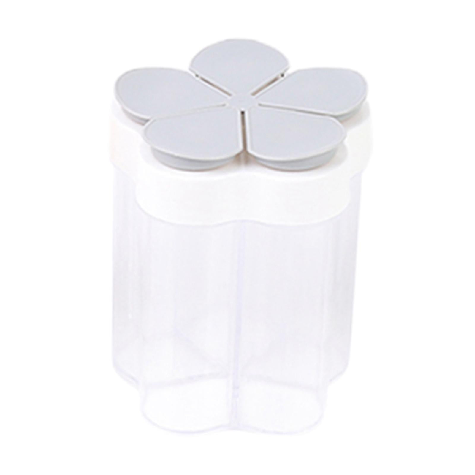 5 Rejillas Transparentes Flip Spice Shaker Jars Red En Forma De Puerto ...