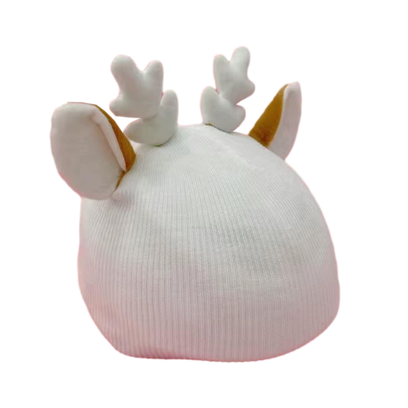 Magideal - Cubierta Para Casco De Esquí De Nieve, Decoración Para Casco De Esquí, Fundas Para Casco De Esquí Suaves Y Cálidas, Novedad Lavable, Funda Protectora Ciervo Blanco