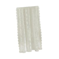 Bothyi - Cortina De Gasa Transpirable Con Encaje Floral Para Balcón Y Patio, 100 X 200 Cm