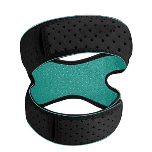 Correa de rodilla para aliviar el dolor de rodilla, soporte ajustable para correr, tenis, recuperación de lesiones y protección.