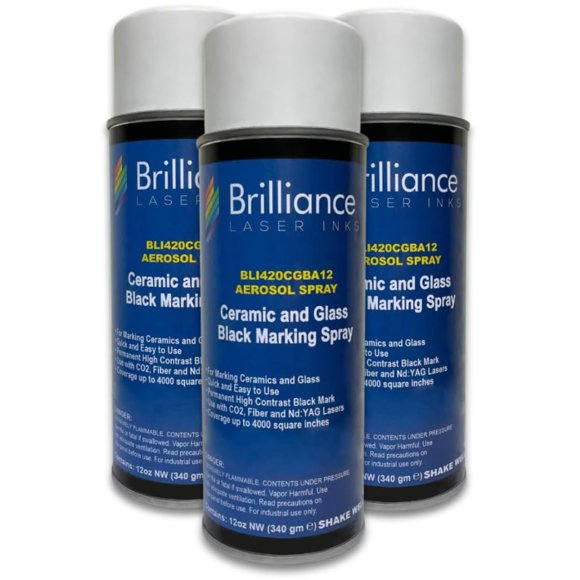 Tinta para láser BRILLIANCE LASER INKS negra 340 g en aerosol