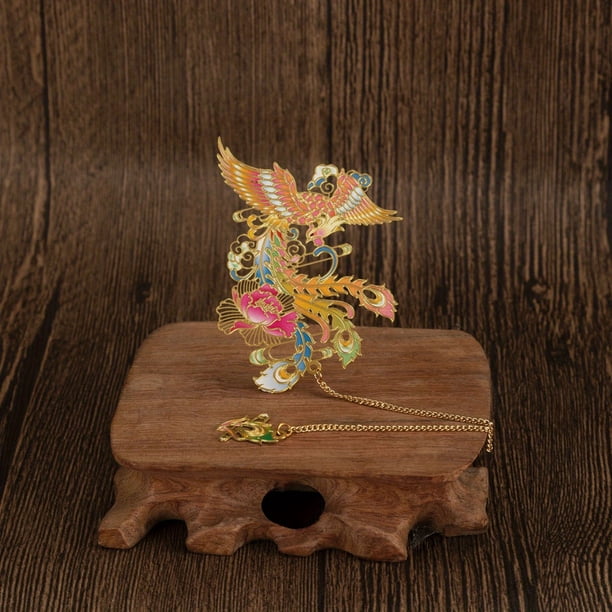 1pc Luxury Metal Bookmark Chinese Style Retro Animal Shape Stationery Creative Gift Teacher Student School Office Supplies Student Mom Kids Gift,Reading Accessories